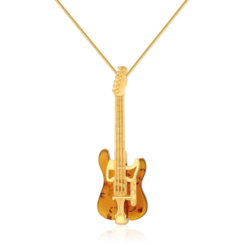 nowoczesna-zawieszka-srebrna-pozłacana-z-koniakowym-bursztynem-elektryczna-gitara-lawaiia.webp